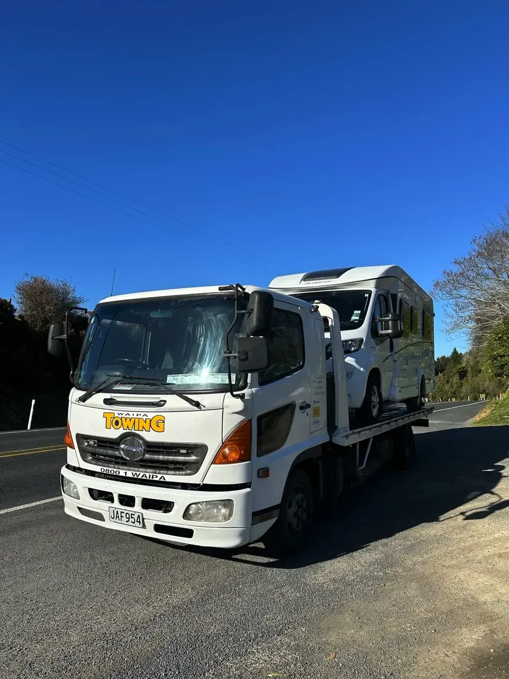 Roadside breakdown assistance for campervan